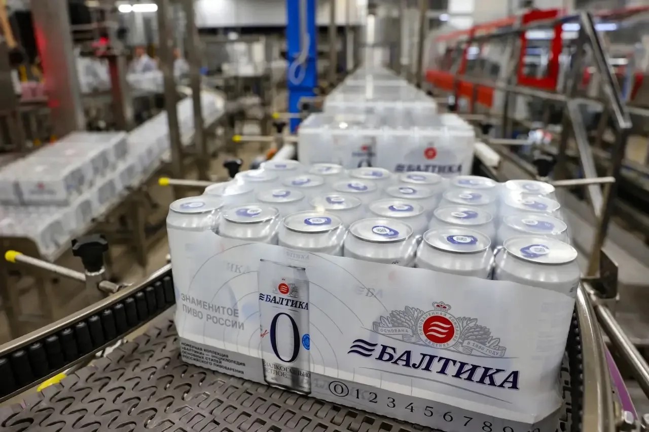Новая линия розлива на заводе «Балтика» в Ростове-на-Дону
