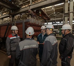 Делегация ПАО «ОГК-2» посетила завод «Красный котельщик»